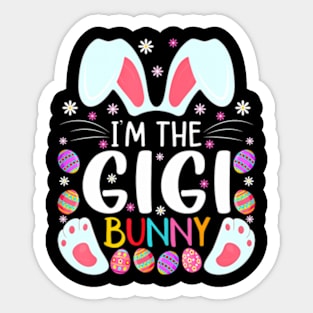 I'm The Gigi Bunny Matching Family Easter Party Sticker